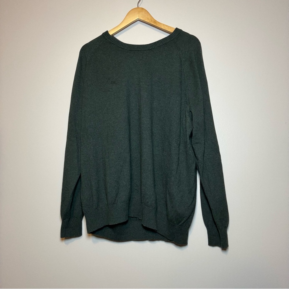 Lands End Cotton Cashmere Blend Everyday Sweater XXL